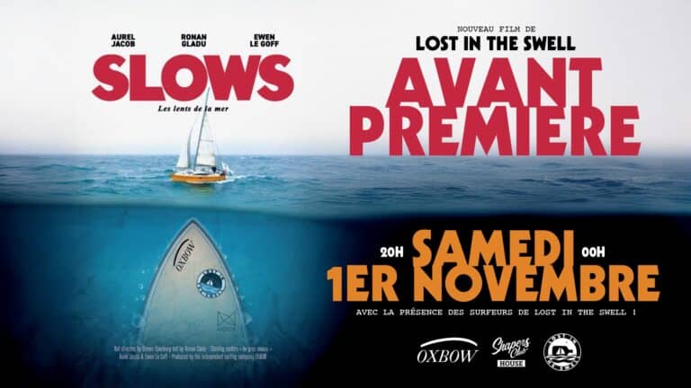 AVANT-PREMIÈRE — LOST IN THE SWELL : SLOWS, 1er novembre, 20h à minuit au Shapers Club House à Marennes