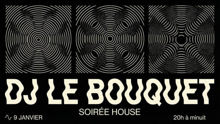 LE BOUQUET : Soirée House Music (20h-00h) au Shapers Club House à Marennes