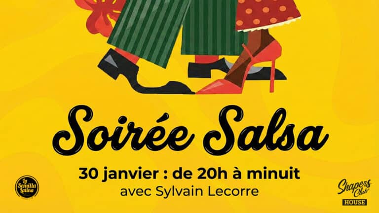 Soirée SALSA avec Sylvain (20h-00h) au Shapers Club House à Marennes