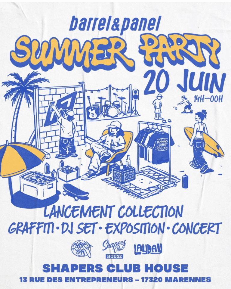 SUMMER PARTY by Barrel & Panel au Shapers Club House à Marennes