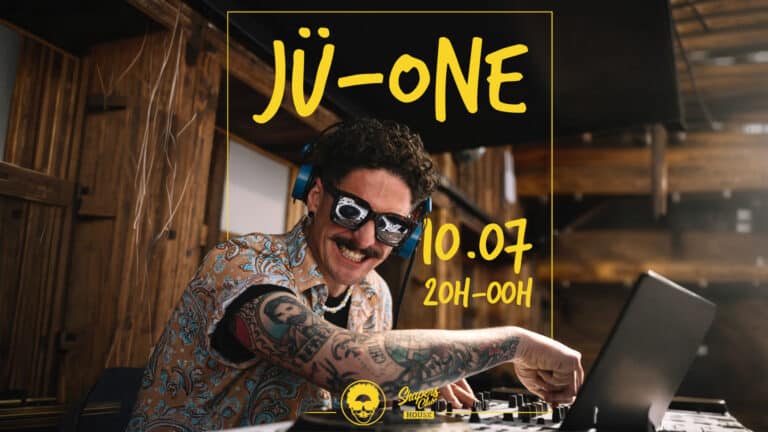 Jü-One pour un DJ set groove & more. au Shapers Club House à Marennes