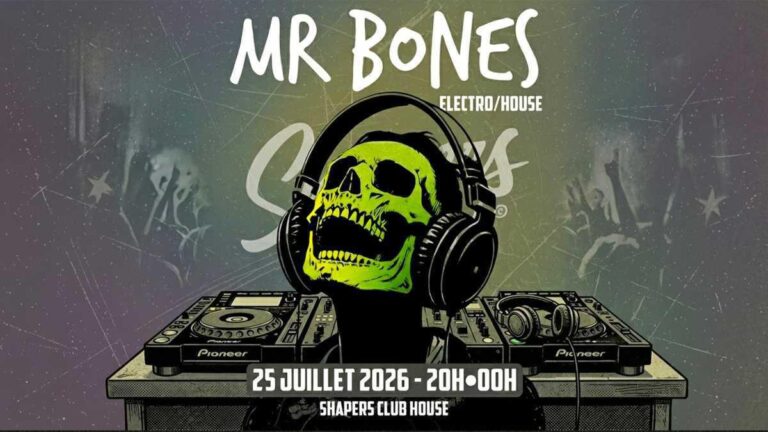 Mr Bones 💀💿 au Shapers Club House à Marennes