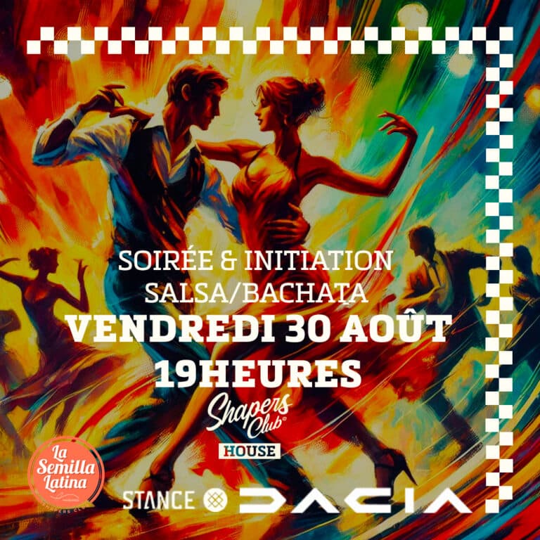 Soirée & initiation Salsa - Vendredi 30 Août | Shaper Club House au Shapers Club House à Marennes