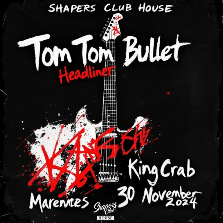 Concert Punk Rock King Crab + Tom Bullets au Shapers Club House à Marennes