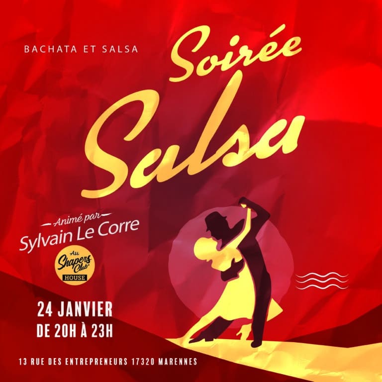 Envie de bouger au rythme des sonorités latines ? au Shapers Club House à Marennes