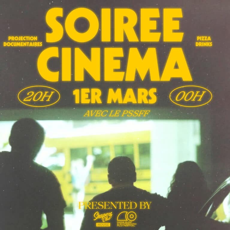 🎬 1er mars – Soirée Ciné & Pizza au Shapers Club House 🍕 au Shapers Club House à Marennes