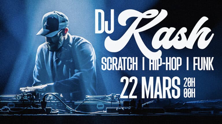 DJ Set avec DJ Kashhhhh – Scratch / Hip-Hop / Funk au Shapers Club House à Marennes