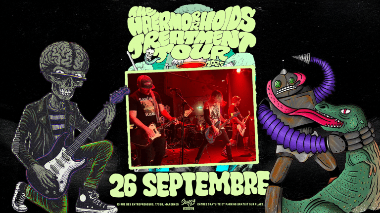 ⚡ Live Punk Rock – The Haermorhoids au Shapers Club House au Shapers Club House à Marennes